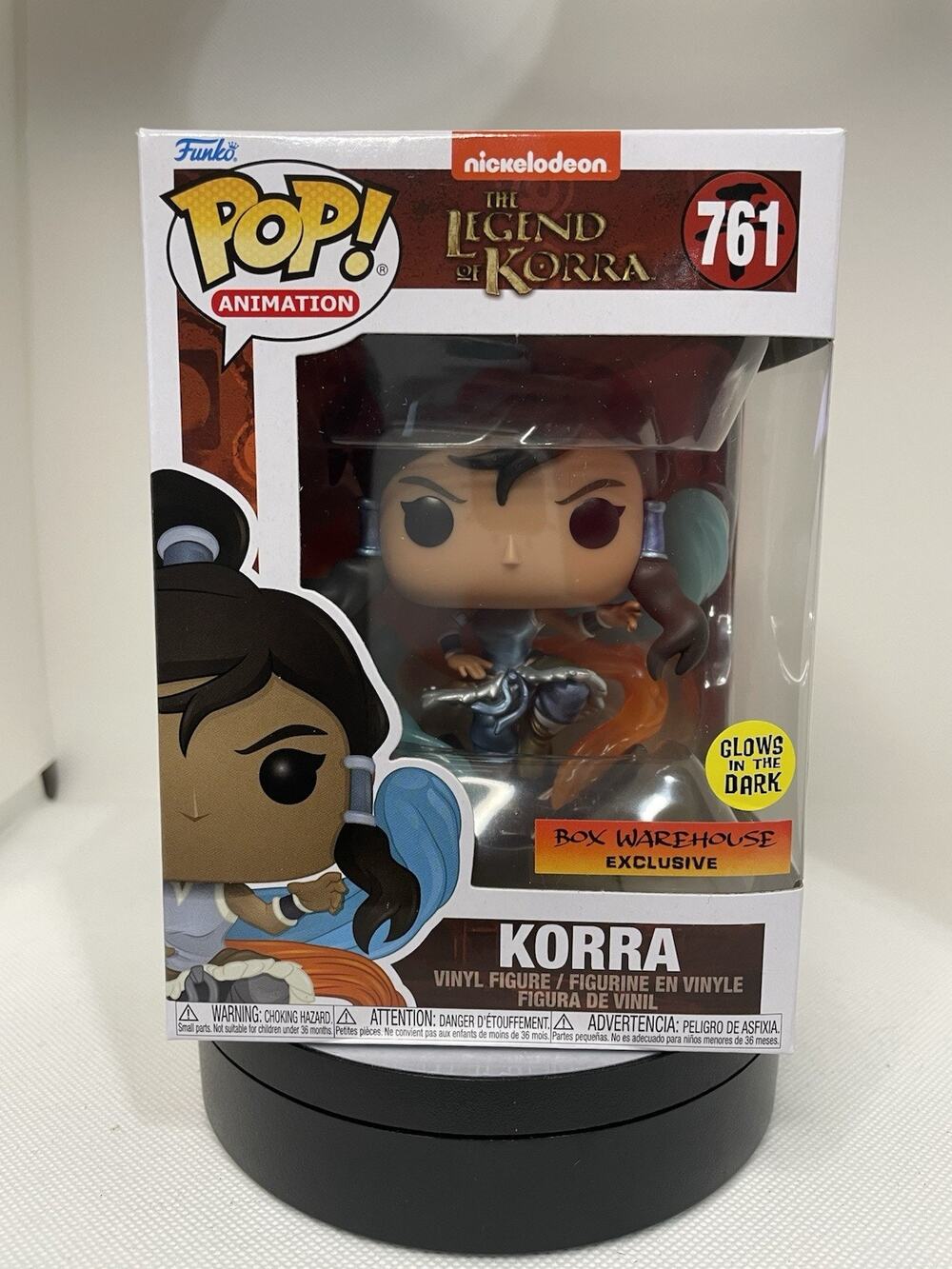 Funko Pop! Avatar the Legend of Korra #761 Box Warehouse Exc GITD W Protector